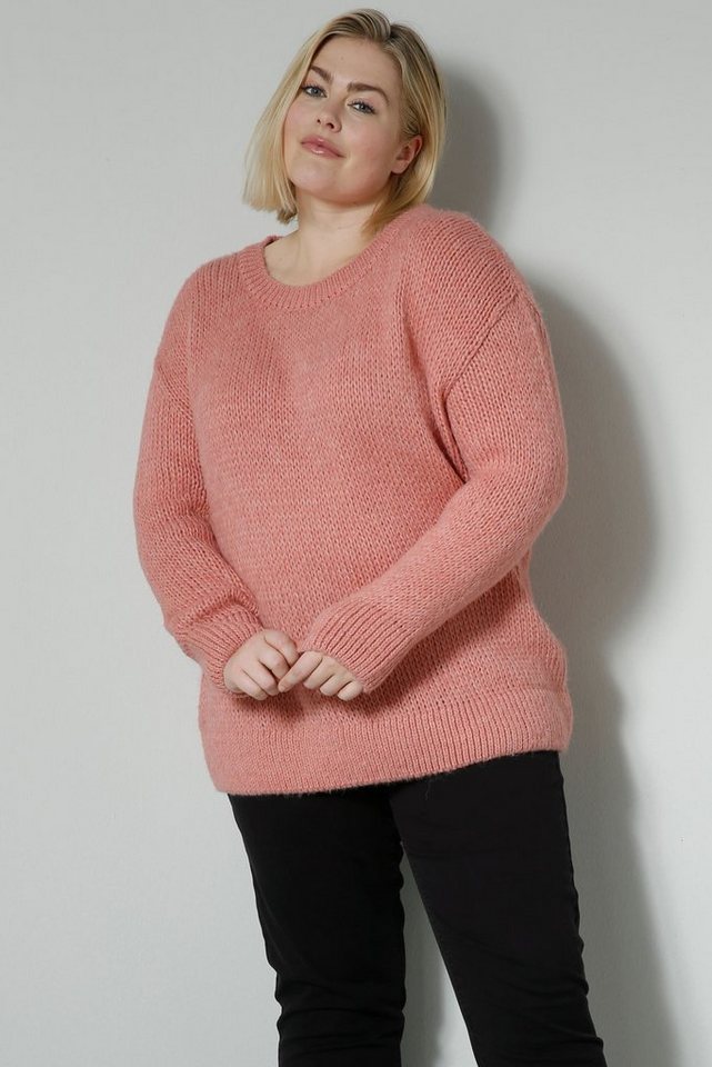 Sara Lindholm Strickpullover Pullover oversized Rundhals Langarm von Sara Lindholm