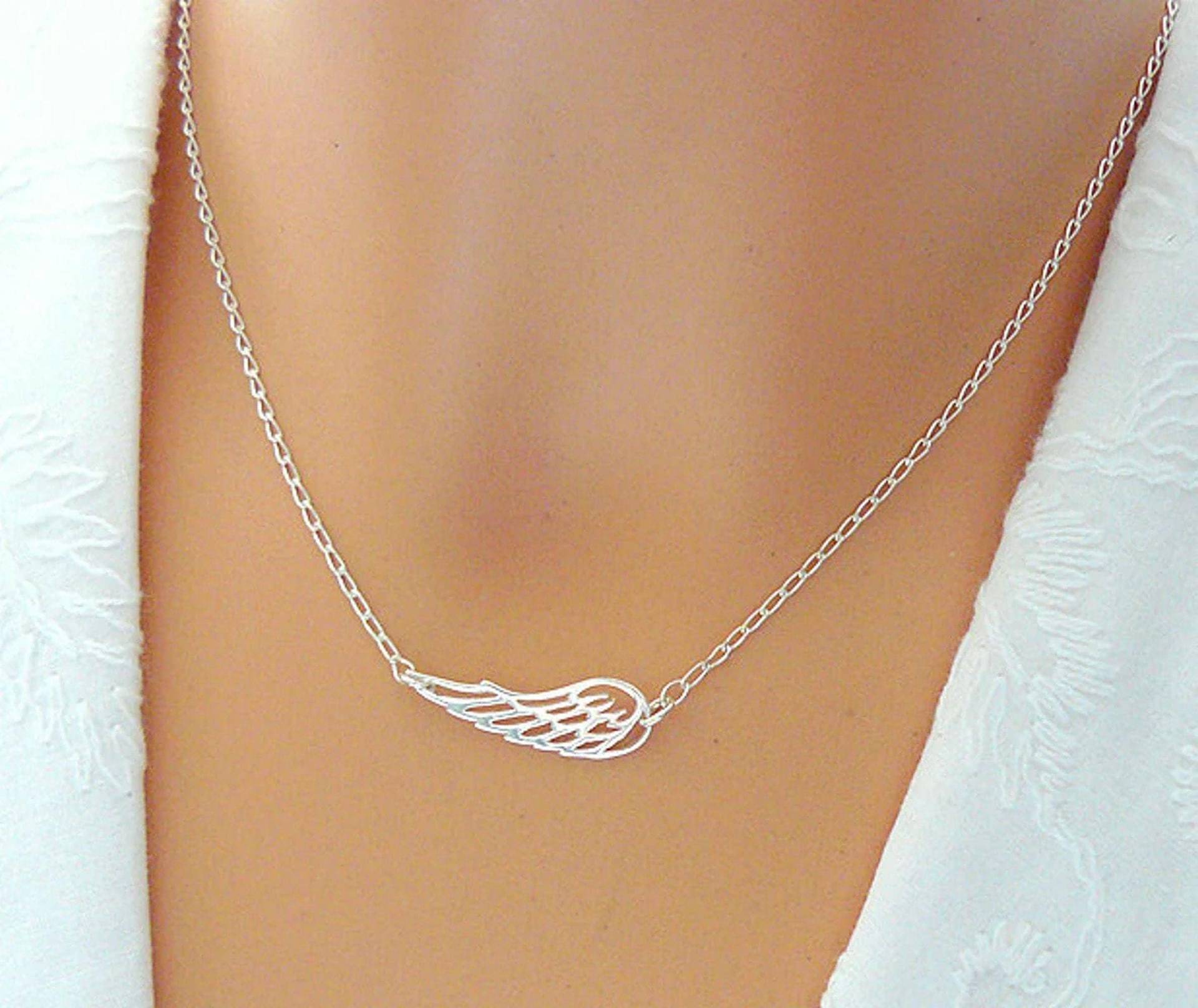 Engel Flügel Kette - Sterling Silber Beste Freundin Geschenk Schwester Schmuck Für Sie Engel Flügel Kette - Sterling Silber Beste Freundin Geschenk Schwester Schmuck Für Sie von SaraAndJane