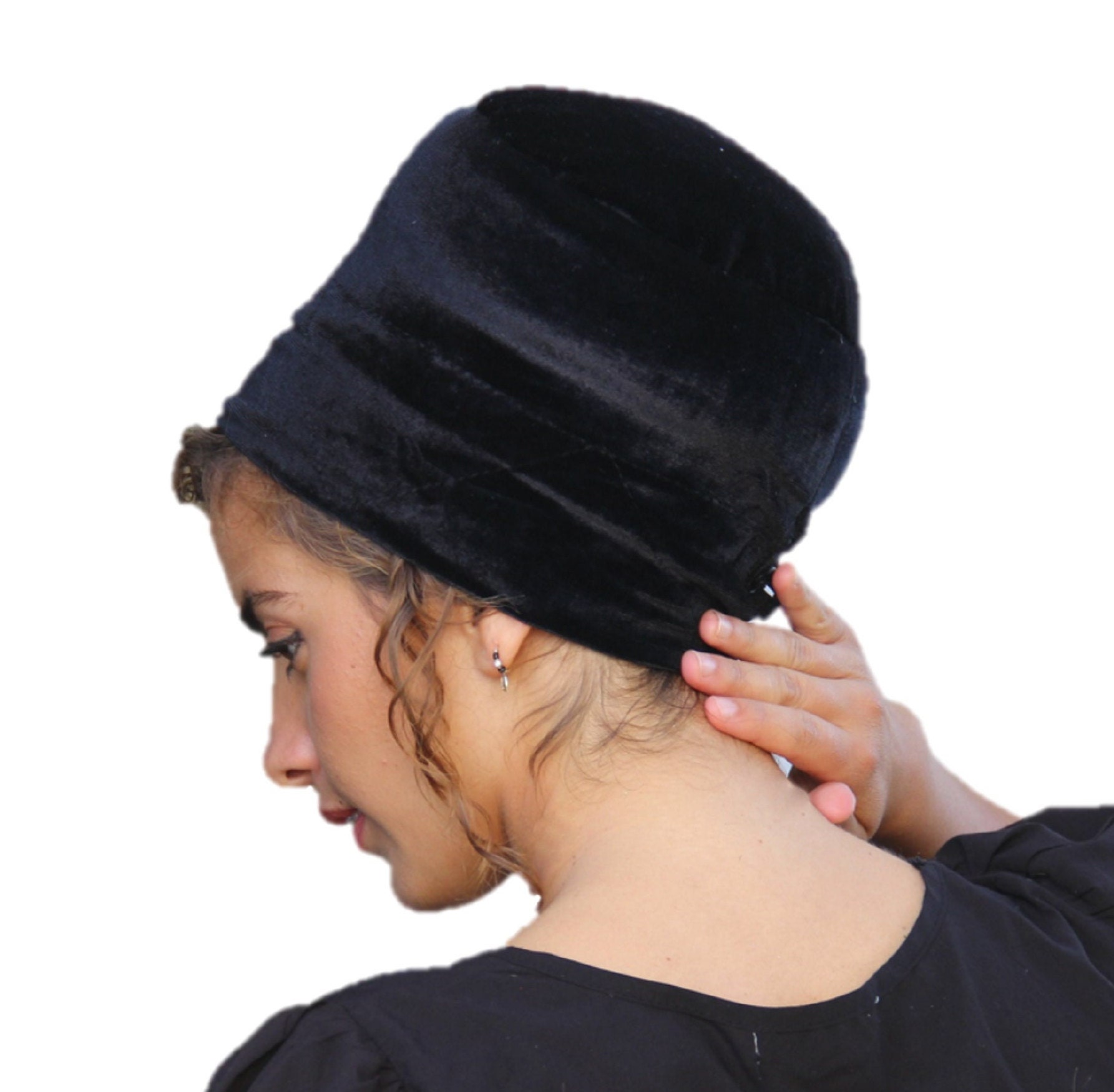 Neue Velvet Mousse Volumizer Boubou Bobo Unter Tichel, Kopftuch, Chemo, Hairovering Volumizing Hijab Kopfschmuck Dutt, Haarausfall, Volume Around von SaraAttaliDesign