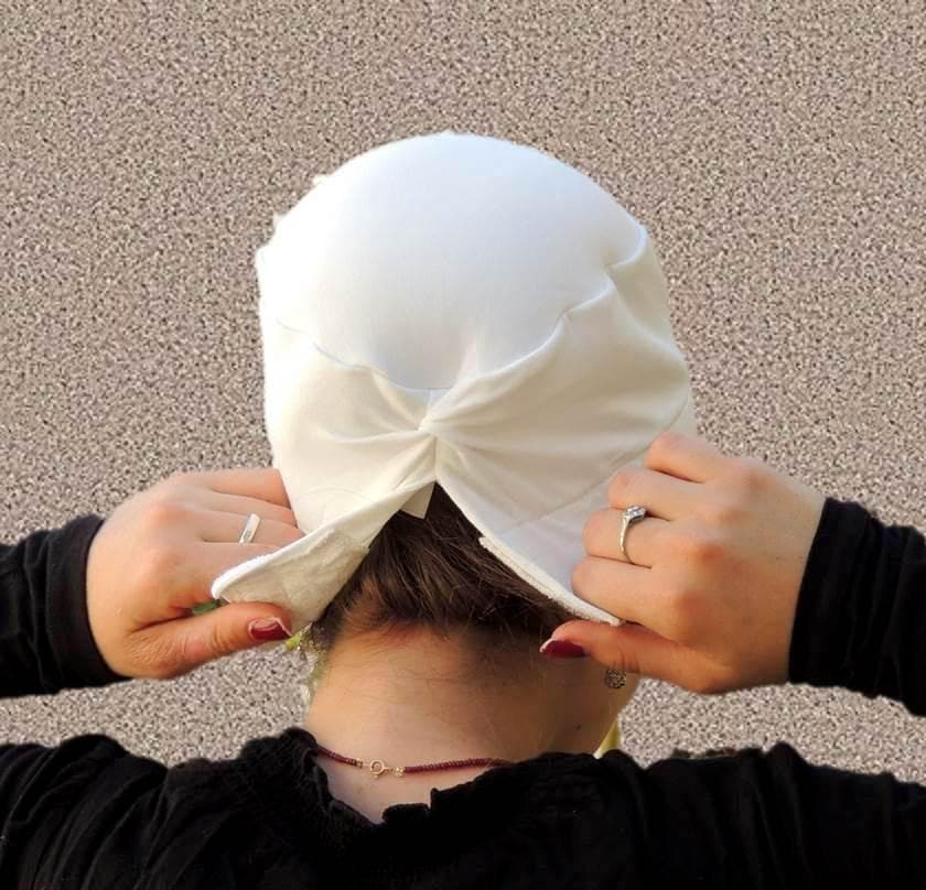 Weiß Volumizer & Anti Slip Stirnband-Neu-All in One Hat-Toll Unter Kopftücher, Perücken, Chemo, Kopfbedeckungen Volumizing Hijab Kopfschmuck von SaraAttaliDesign