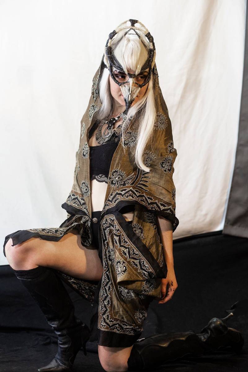 Falken Maske Bird Of Prey Performance Kopfschmuck. Horus Raptor Hut. Wasserdicht, Langlebig - Made To Order von SaraLornitzo