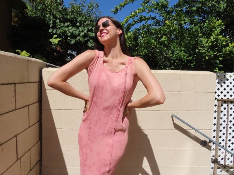 1920S Fortuny Style Plissee Kleid Blass Rosa Snap Blumendruck Ärmellos Knie Länge Flapper Größe Xs/Small - 36 "Brust 35" Hüfte 1920S Fortuny Style Plissee Kleid Blass Rosa Snap Blumendruck Ärmellos Knie Länge Flapper Größe Xs/Small - 36 "Brust 35" Hüfte von SaraLouiseVintage