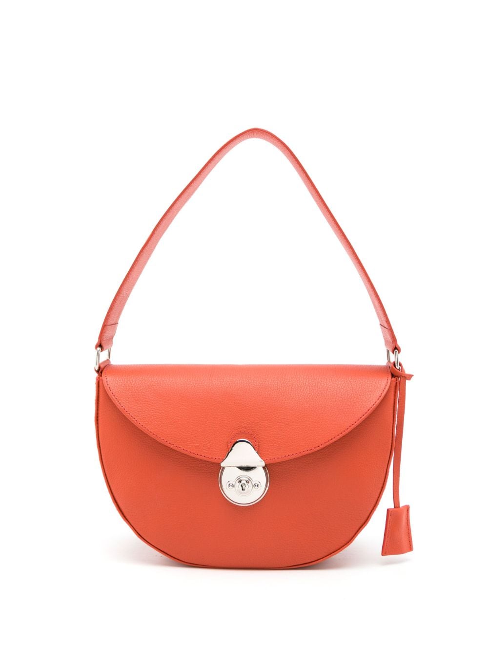 Sarah Chofakian Schultertasche mit Logo-Print - Orange von Sarah Chofakian