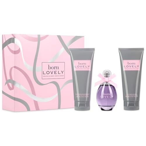Sarah Jessica Parker Born Lovely Parfüm-Geschenkset (inkl. 100 ml Eau de Parfum für Damen, 200 ml Duschgel, 200 ml Körperlotion) Parfüm-Geschenksets für Damen – Original SJP-Duft von Sarah Jessica Parker