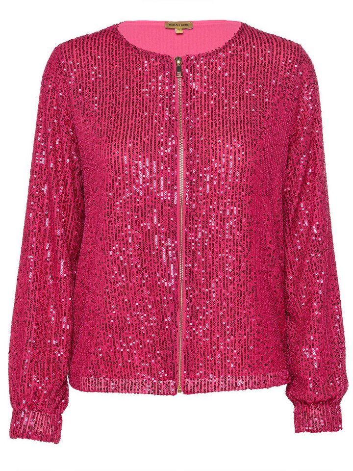 Sarah Kern Blouson Bomberjacke Figurumspielend mit Allover Paillettenverzierung von Sarah Kern