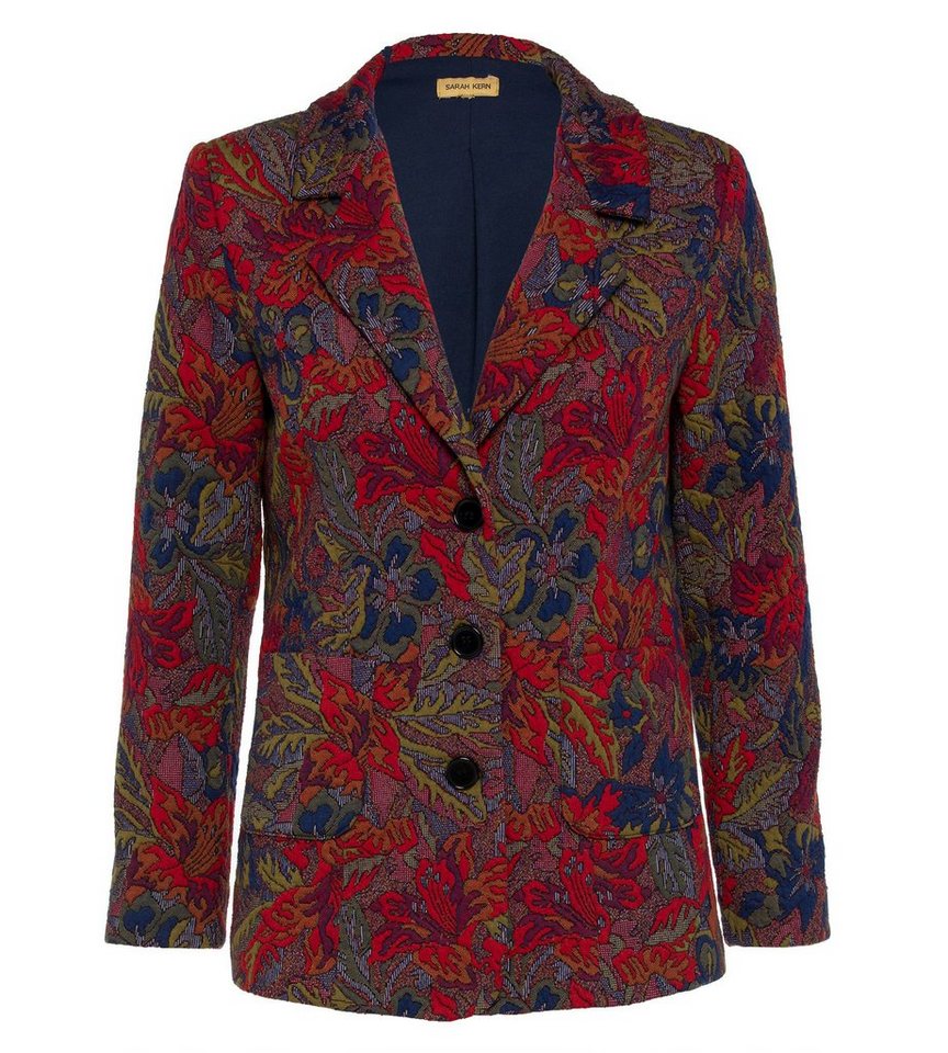 Sarah Kern Jackenblazer Kurz-Mantel figurbetont in Jacquard-Optik von Sarah Kern