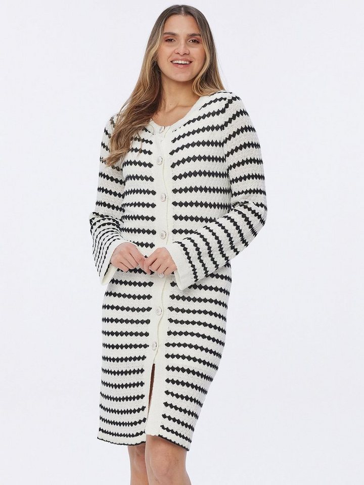 Sarah Kern Strickjacke 3-teiliges Set bestehend aus Kleid, Unterkleid und Gürtel von Sarah Kern