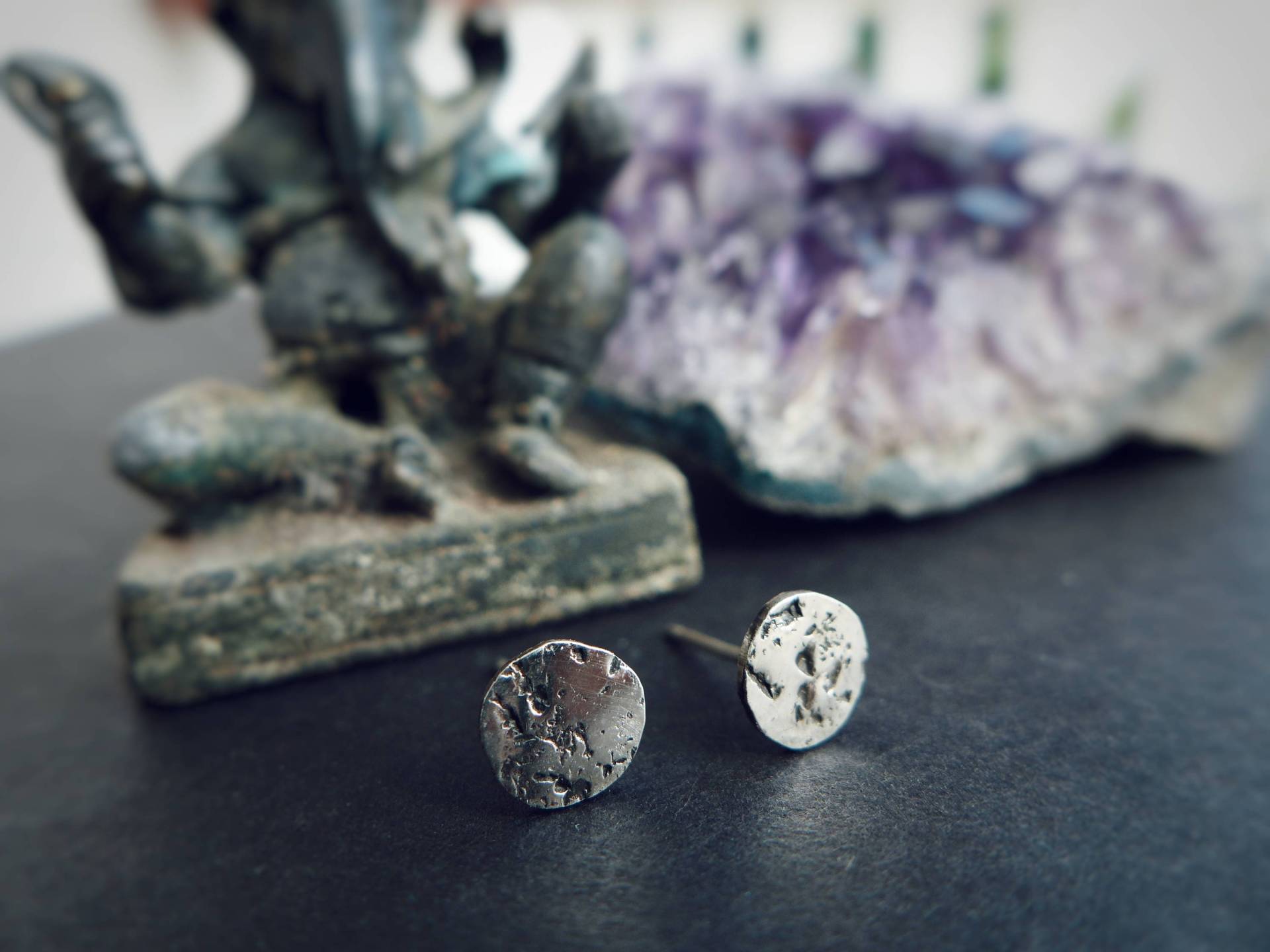 Kleine Mond Ohrstecker von SarahJoyJewelry