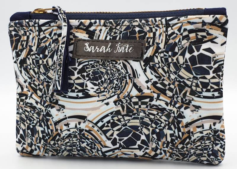 Münze Geldbörse - Illustration Handgefertigt Aquarell-Design Oberflächenmuster Print-Design Zubehör Von Hand Gezeichnet Mosaik von SarahKateTextiles