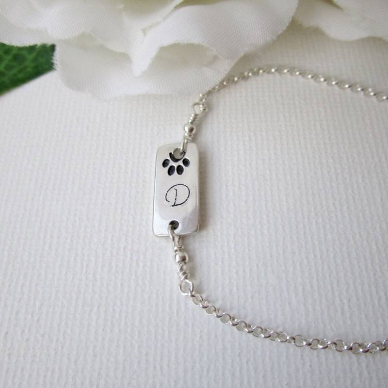 sterling Silber Pfote Abdruck Erste Armband, Haustier Erinnerung Geschenk sterling Silber Pfote Abdruck Erste Armband, Haustier Erinnerung Geschenk von SarahOfSweden