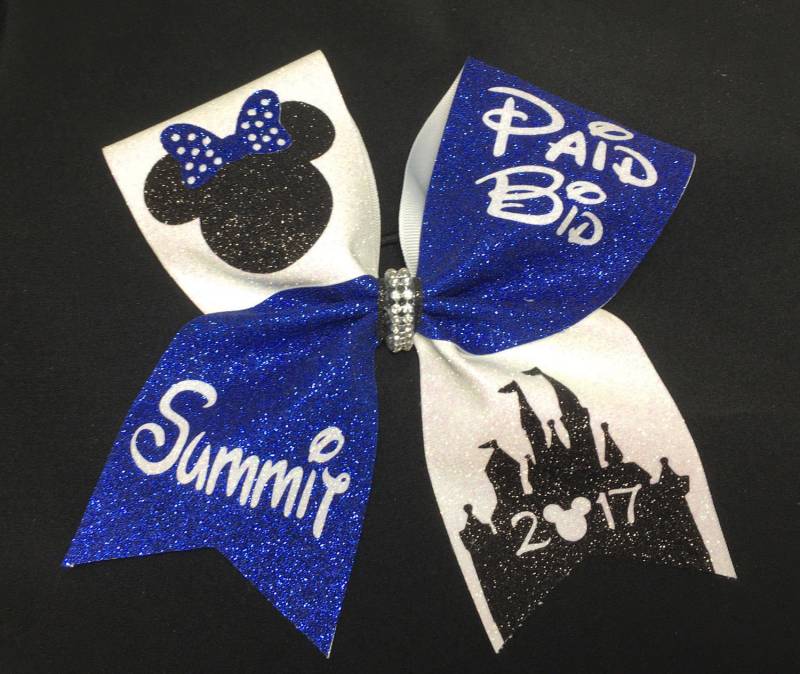 Angehörige Voller Glitzer Jubeln Bogen von SarahsCheerBows