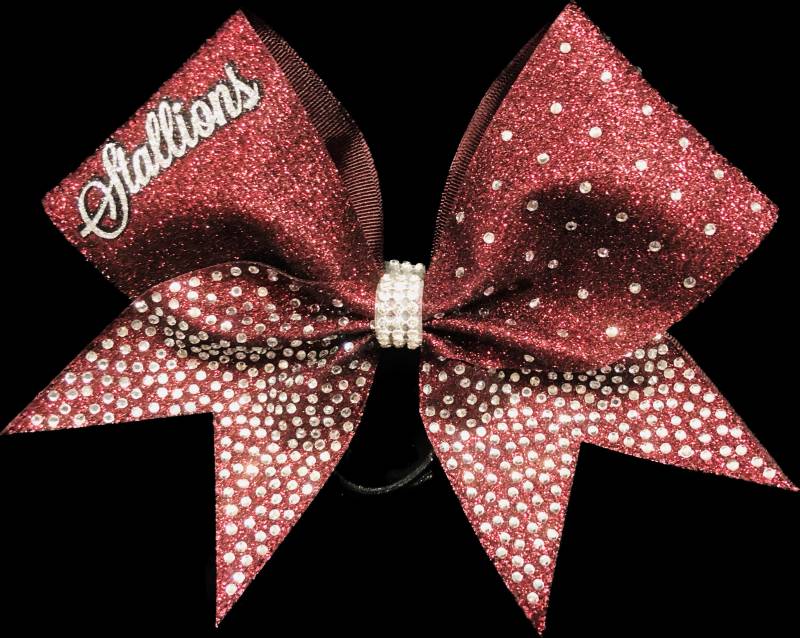 Kundengebundener Rhinestone-Beifall-Bogen von SarahsCheerBows