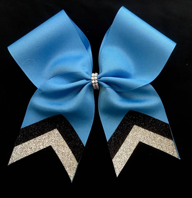 Leicht Kobaltblaue Schleife Mit Glitzereffekt von SarahsCheerBows