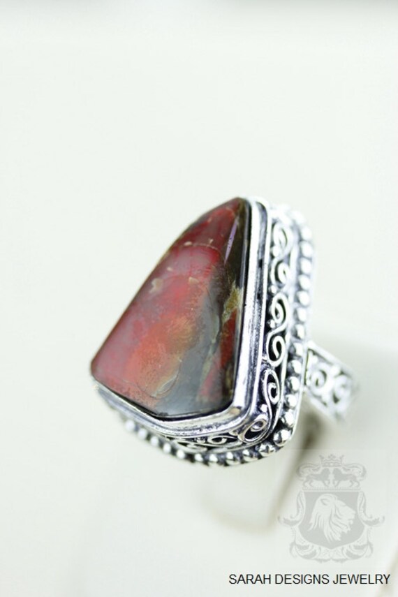 Größe 6 Canadian Ammolite Fein 925 Sterling Silber Ring | Nickel Frei R1606 von SarahsDesignJewelry