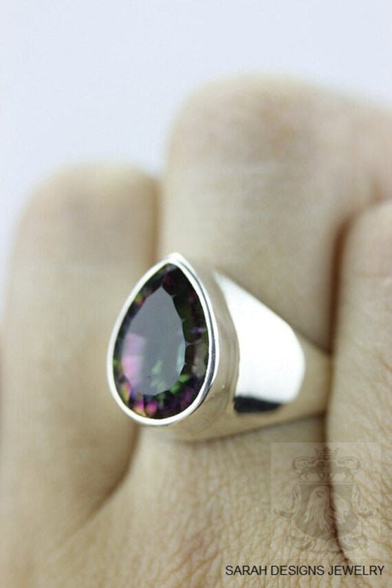 Größe 6.5 Mystic Topas Casting Feiner 925 Sterling Silber Ring | Nickel Frei R354 von SarahsDesignJewelry