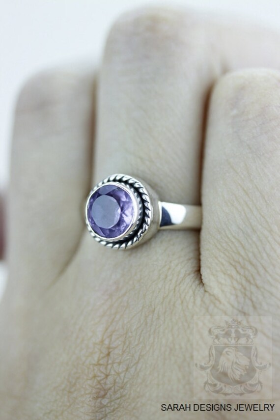 Größe 7 Amethyst Fein 925 Sterling Silber Ring | Nickel Frei R1339 von SarahsDesignJewelry