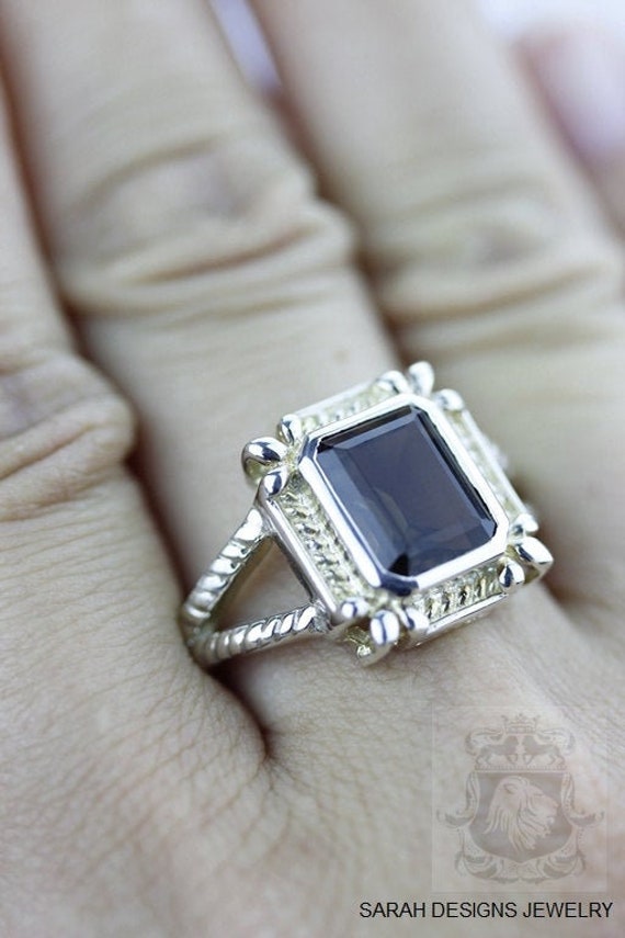 Größe 7.5 Smokey Rauchtopas Feiner 925 Sterling Silber Ring | Nickel Frei R235 von SarahsDesignJewelry