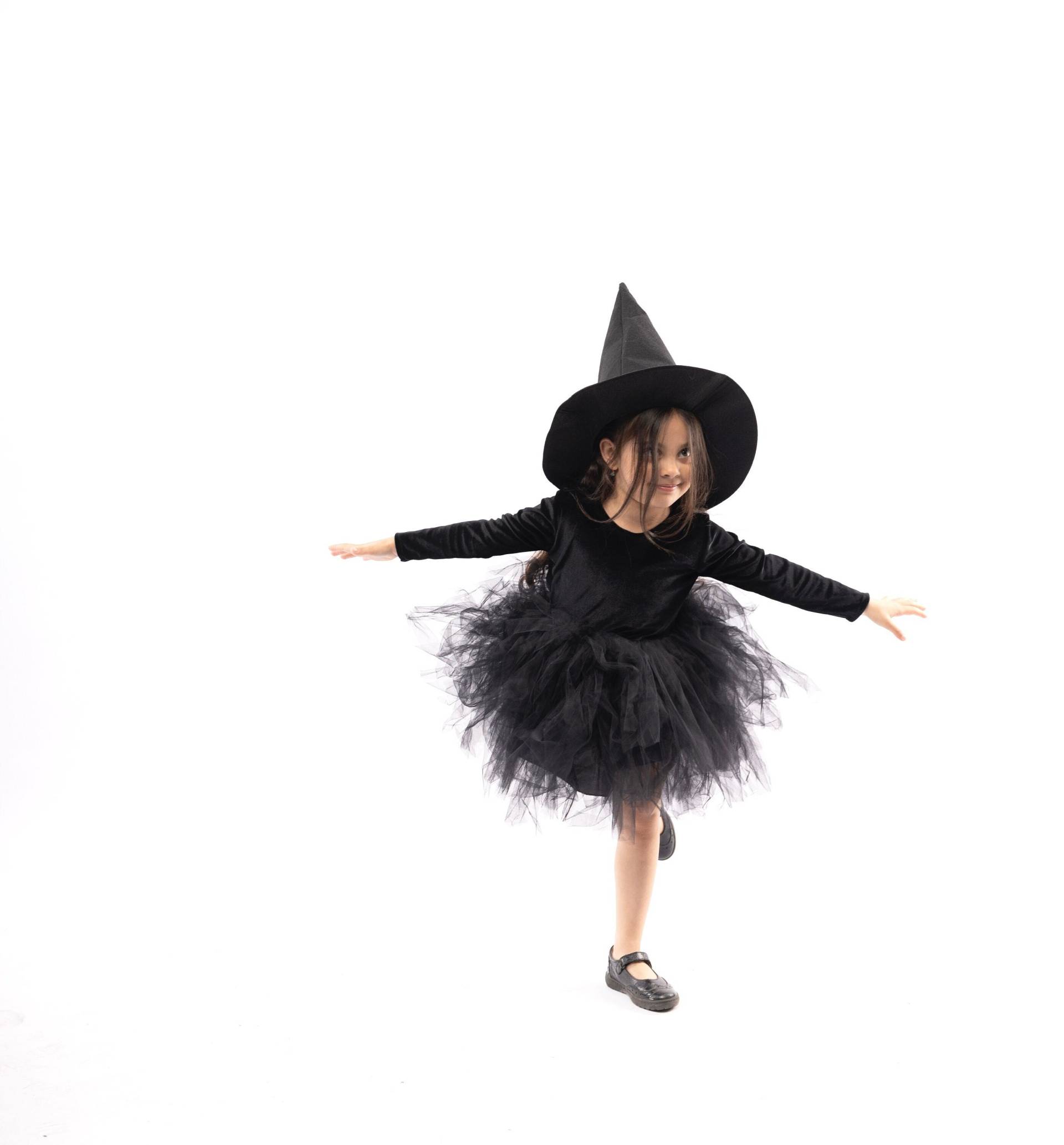 Mädchen Hexe Halloween Kostüm, Kinder Kostüm Kleid, Baby Outfit, Outfit Mit Hut Mädchen Hexe Halloween Kostüm, Kinder Kostüm Kleid, Baby Outfit, Outfit Mit Hut von SaramiaAtelier