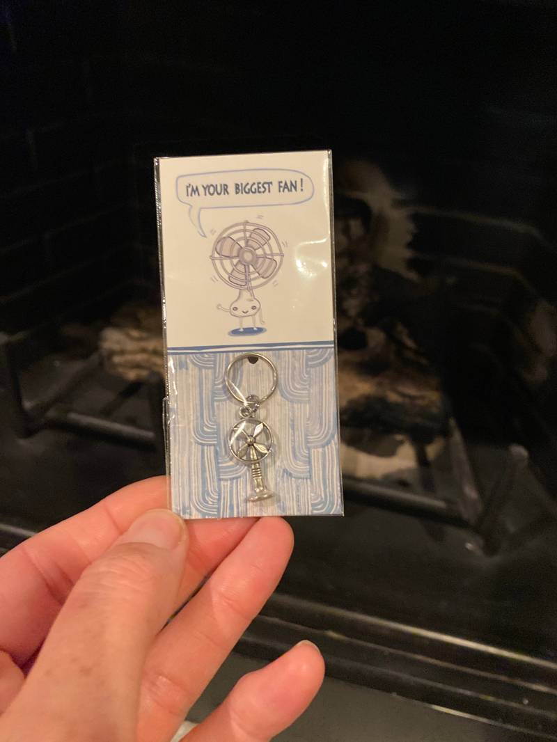 Fan Charm Keychain Zipper Pull 1 Stück Ich Bin Ihr Größter Geschenk Freund Partner Wortspiel von SarasTableCharms19