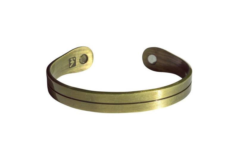 Saraswati Armband Magnet-Armband "Line" 1cm Zink-Legierung antik-messingfarben, Ø6x5cm von Saraswati