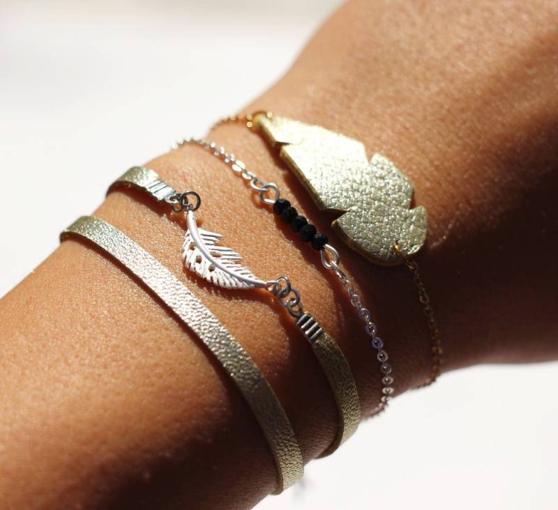 "Pflaume" Champagner Farbe Armband Gold Feingold 24 K "Pflaume" Champagner Farbe Armband Gold Feingold 24 K von Sarayana