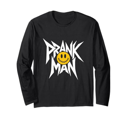 Lustiger Humor Text Funny Bad Happy Face Prank Man Langarmshirt Lustiger Humor Text Funny Bad Happy Face Prank Man Langarmshirt von Sarcasm Cool Text Funny Pranks Prank Man Shirt