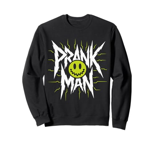 Lustiger Humor Text Funny Bad Happy Face Prank Man Sweatshirt Lustiger Humor Text Funny Bad Happy Face Prank Man Sweatshirt von Sarcasm Cool Text Funny Pranks Prank Man Shirt