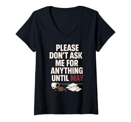 Damen Teacher Burnout Funny Erschöpfter Pädagoge Ende des Jahres T-Shirt mit V-Ausschnitt Damen Teacher Burnout Funny Erschöpfter Pädagoge Ende des Jahres T-Shirt mit V-Ausschnitt von Sarcasm Faculty Lounge Teacher Life Quote Humor
