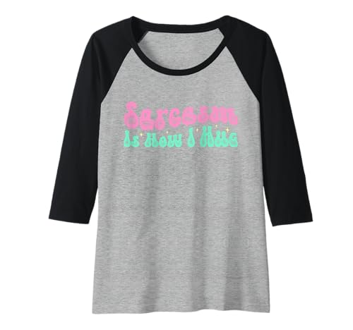 Damen Sarcasm Is How I Hug Raglan von Sarcasm Is How I Hug Funny Ideas