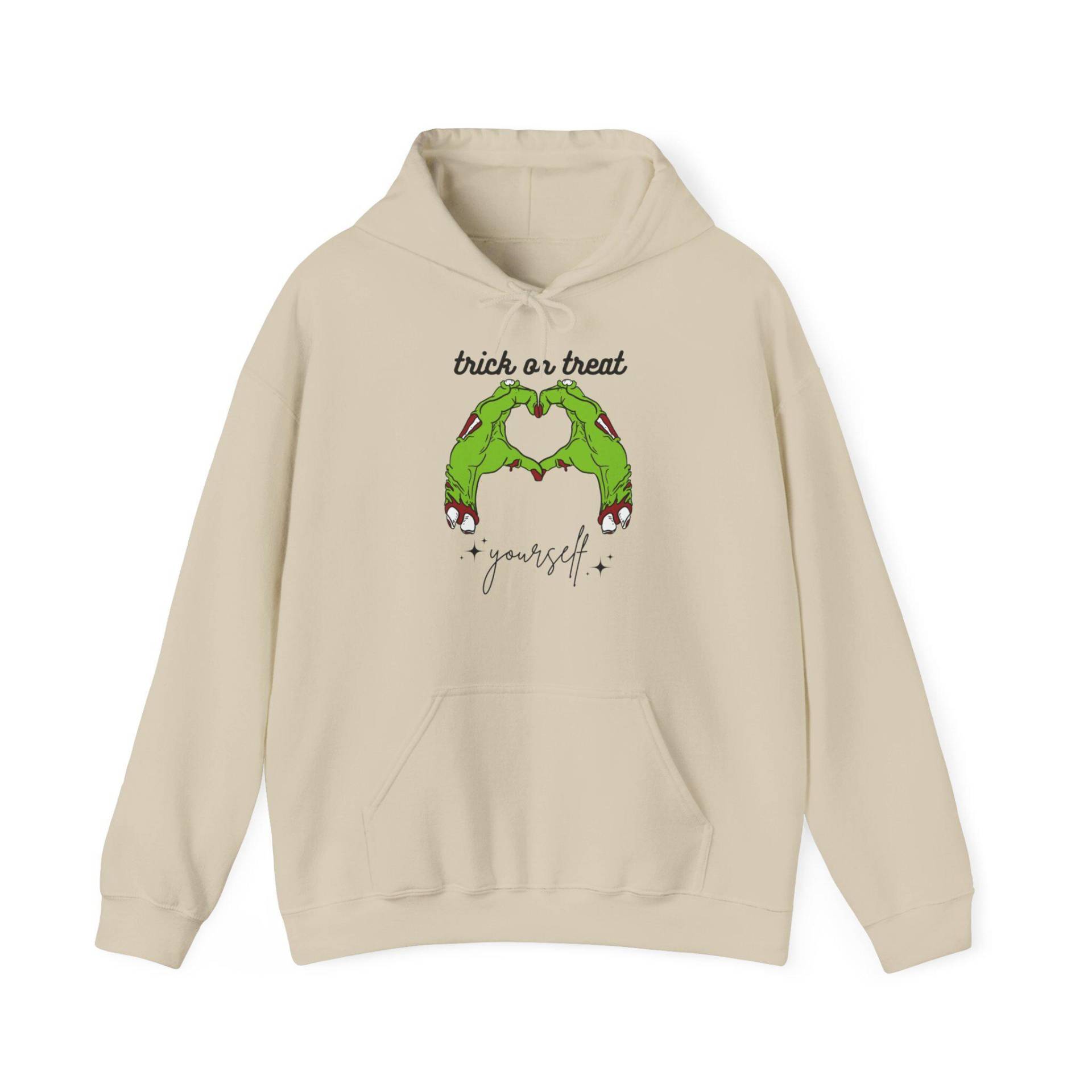 Gemütliches Halloween Hoodie Süßes Oder Saures Sweatshirt - Unisex-Kleidung Gemütliches Halloween Hoodie Süßes Oder Saures Sweatshirt - Unisex-Kleidung von SarcasmStyling