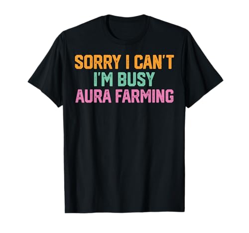 Lustiges Aura Farming Lustiges Meme für Aura Farmer Boys T-Shirt von Sarcastic Aura Farmer Meme Tee For Boys and Kids