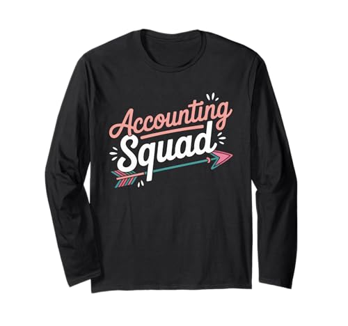Lustiges Buchhaltungs-Squad Spruch Humor Finance Team Frauen Männer Langarmshirt Lustiges Buchhaltungs-Squad Spruch Humor Finance Team Frauen Männer Langarmshirt von Sarcastic Bookkeeper Retro Style Numbers Crew