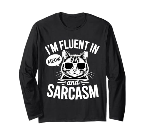 Sarcasm Cat Design für Katzen Frauen Langarmshirt Sarcasm Cat Design für Katzen Frauen Langarmshirt von Sarcastic Cat Person Designs