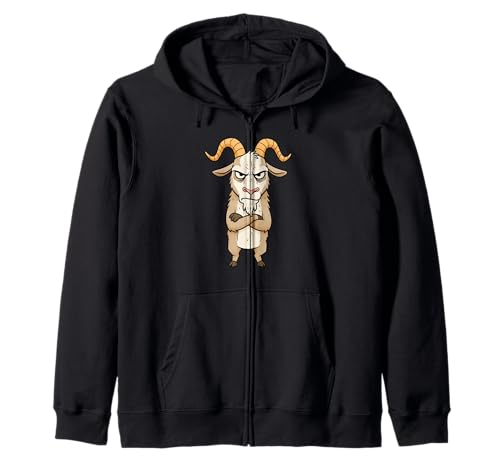 Lustiges Grumpy Goat Farm Tier Design Geschenk Männer Frauen Kinder Kapuzenjacke Lustiges Grumpy Goat Farm Tier Design Geschenk Männer Frauen Kinder Kapuzenjacke von Sarcastic Cute Crazy Baby Goat Graphic for Farmer