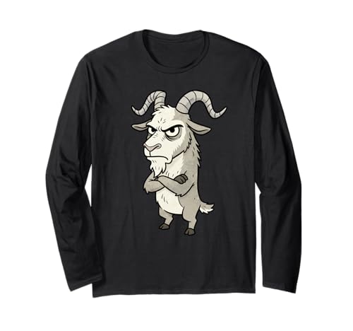 Lustiges Grumpy Goat Farm Tier Design Geschenk Männer Frauen Kinder Langarmshirt Lustiges Grumpy Goat Farm Tier Design Geschenk Männer Frauen Kinder Langarmshirt von Sarcastic Cute Crazy Baby Goat Graphic for Farmer