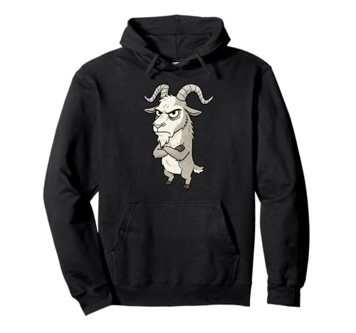 Lustiges Grumpy Goat Farm Tier Design Geschenk Männer Frauen Kinder Pullover Hoodie von Sarcastic Cute Crazy Baby Goat Graphic for Farmer