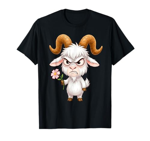 Lustiges Grumpy Goat Farm Tier Design Geschenk Männer Frauen Kinder T-Shirt Lustiges Grumpy Goat Farm Tier Design Geschenk Männer Frauen Kinder T-Shirt von Sarcastic Cute Crazy Baby Goat Graphic for Farmer