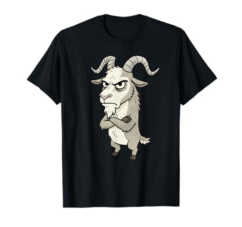 Lustiges Grumpy Goat Farm Tier Design Geschenk Männer Frauen Kinder T-Shirt Lustiges Grumpy Goat Farm Tier Design Geschenk Männer Frauen Kinder T-Shirt von Sarcastic Cute Crazy Baby Goat Graphic for Farmer