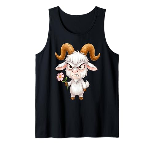 Lustiges Grumpy Goat Farm Tier Design Geschenk Männer Frauen Kinder Tank Top Lustiges Grumpy Goat Farm Tier Design Geschenk Männer Frauen Kinder Tank Top von Sarcastic Cute Crazy Baby Goat Graphic for Farmer