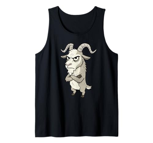 Lustiges Grumpy Goat Farm Tier Design Geschenk Männer Frauen Kinder Tank Top Lustiges Grumpy Goat Farm Tier Design Geschenk Männer Frauen Kinder Tank Top von Sarcastic Cute Crazy Baby Goat Graphic for Farmer
