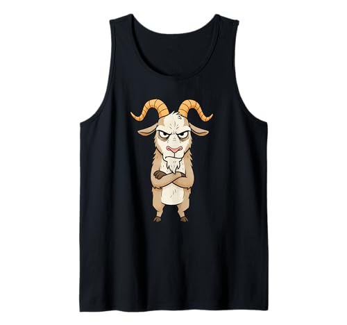 Lustiges Grumpy Goat Farm Tier Design Geschenk Männer Frauen Kinder Tank Top Lustiges Grumpy Goat Farm Tier Design Geschenk Männer Frauen Kinder Tank Top von Sarcastic Cute Crazy Baby Goat Graphic for Farmer