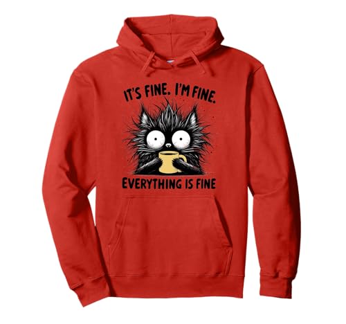 Lustiger Kaffeeliebhaber Katze Kätzchen Kitty Besitzer Geschenk für Männer Frauen Pullover Hoodie von Sarcastic Exhausted Cute Cat Kitten Graphic Design