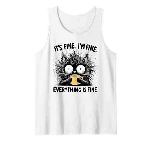 Lustiger Kaffeeliebhaber Katze Kätzchen Kitty Besitzer Geschenk für Männer Frauen Tank Top Lustiger Kaffeeliebhaber Katze Kätzchen Kitty Besitzer Geschenk für Männer Frauen Tank Top von Sarcastic Exhausted Cute Cat Kitten Graphic Design
