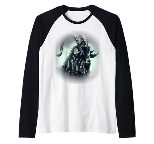 Herren Old Goat Intense Stare Funny Old Ram Raglan Herren Old Goat Intense Stare Funny Old Ram Raglan von Sarcastic Goat Pun for Old Guys Old Goat