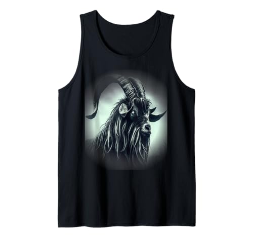 Herren Old Goat Intense Stare Funny Old Ram Tank Top Herren Old Goat Intense Stare Funny Old Ram Tank Top von Sarcastic Goat Pun for Old Guys Old Goat