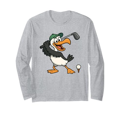 Lustiger Golfer Albatross Vogel Golf Spieler Spiel Geschenk Männer Frauen Langarmshirt von Sarcastic Golf Lover Golfing Club Graphic Design