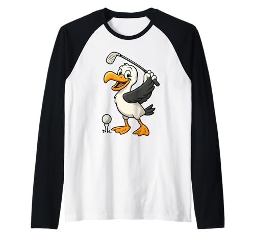 Lustiger Golfer Albatross Vogel Golf Spieler Spiel Geschenk Männer Frauen Raglan von Sarcastic Golf Lover Golfing Club Graphic Design