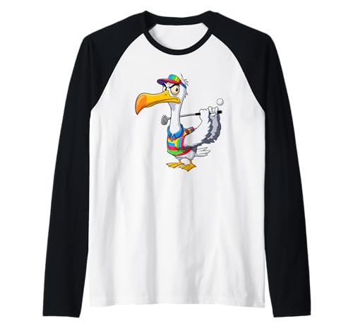 Lustiger Golfer Albatross Vogel Golf Spieler Spiel Geschenk Männer Frauen Raglan von Sarcastic Golf Lover Golfing Club Graphic Design