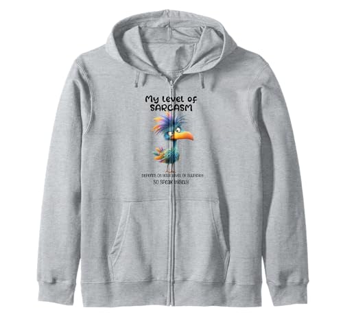 Funny Grumpy Bird Witty Quote Sarcastic Gift for Men Women Kapuzenjacke von Sarcastic Humor Funny Bird