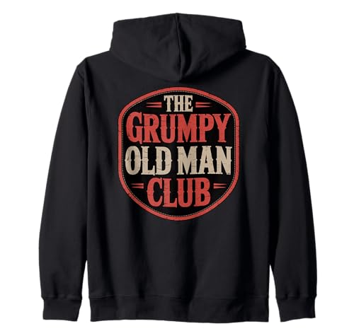 Lustiges Abzeichen The Grumpy Old Man Club für Herren Kapuzenjacke Lustiges Abzeichen The Grumpy Old Man Club für Herren Kapuzenjacke von Sarcastic Humorous Statement Designs
